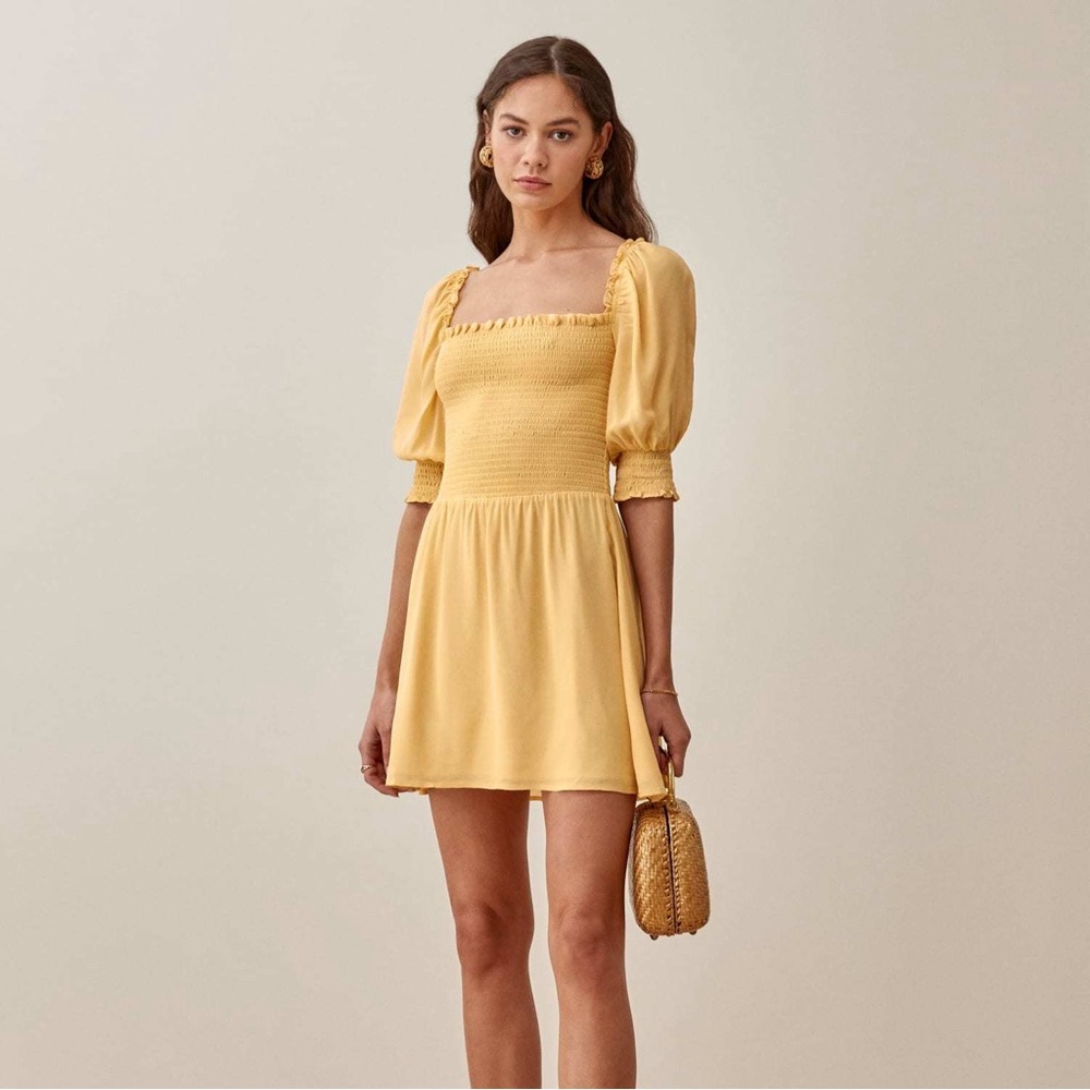 1HR SALE ⚡Reformation Elle Dress (Sunshine)